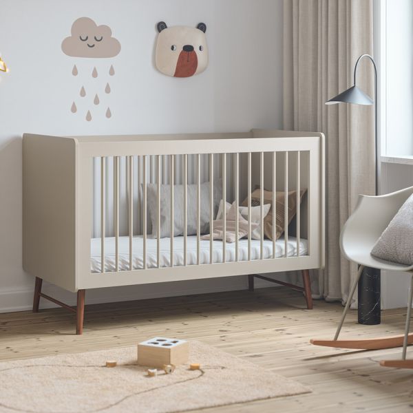 MITWACHSENDES BETT «ROSEAU» | 70 X 140 CM | GREIGE