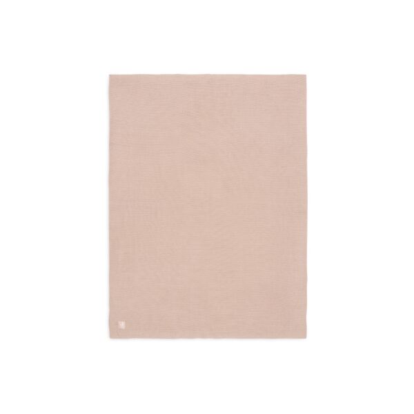 Jollein - Decke Wiege 75x100cm Basic Knit - Wild Rose