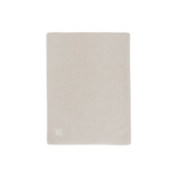 Jollein - Decke Kinderbett 100x150cm Basic Knit - Oatmeal