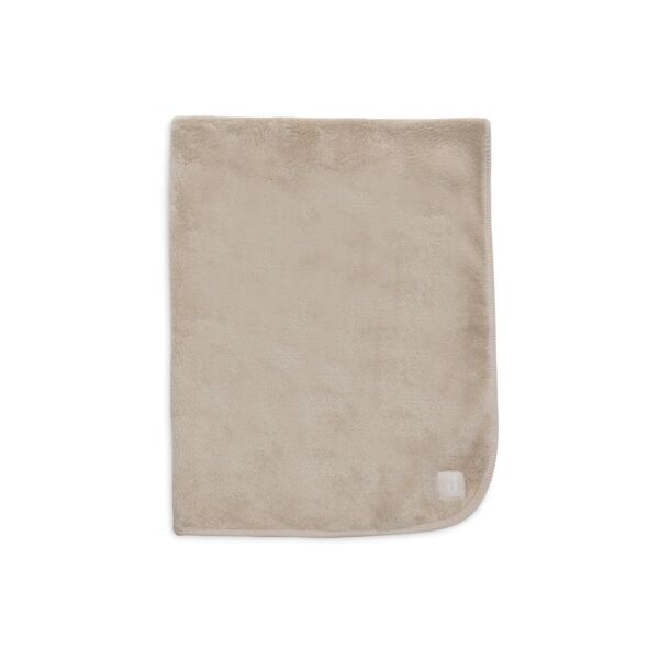 Jollein - Decke Kinderbett 100x150cm Basic Jersey/Sherpa - Warm Sand
