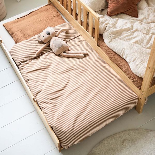 Ausziehbett für Hausbetten und «Nid» Juniorbett 80 x 160 cm | Natur