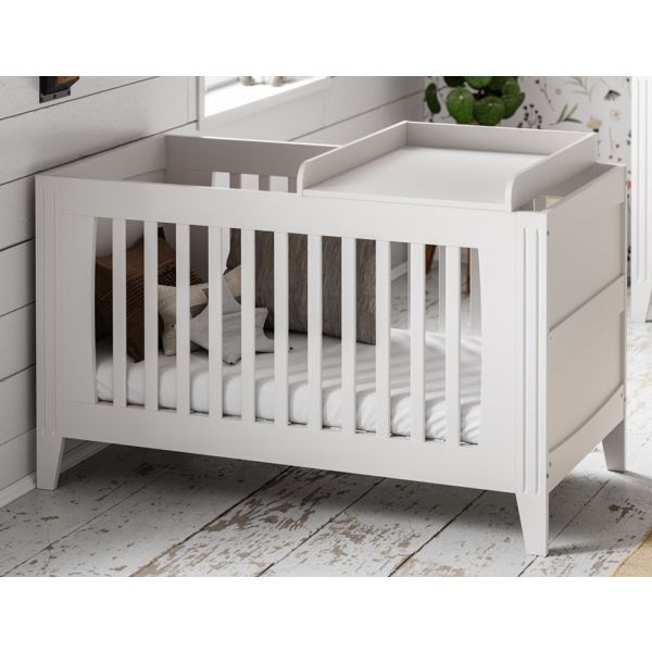 Wickelaufsatz Babybett | Weiss