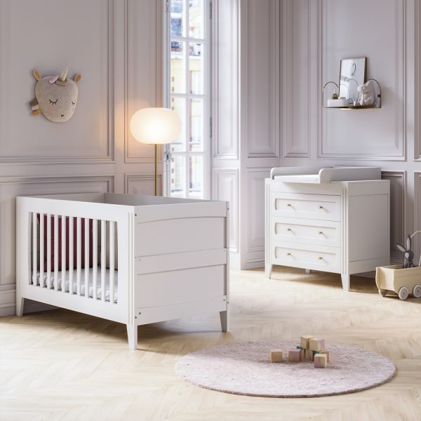 babykamer set2 milenne retro wit hout ledikant