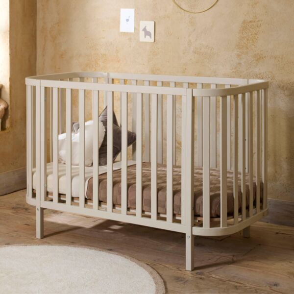 Ovales Babybett «Cocoon» | 60 x 120 cm | Beige