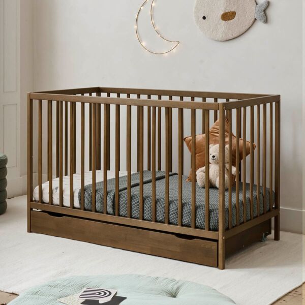 Babybett «Hetre» | 60 x 120 cm | Cocoa