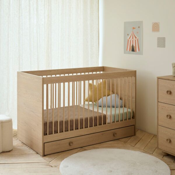 Mitwachsendes Babybett «Chêne» | 70 x 140 cm