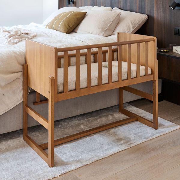 BEISTELLBETT «NUAGE» | 45X90 CM | WALNUSS