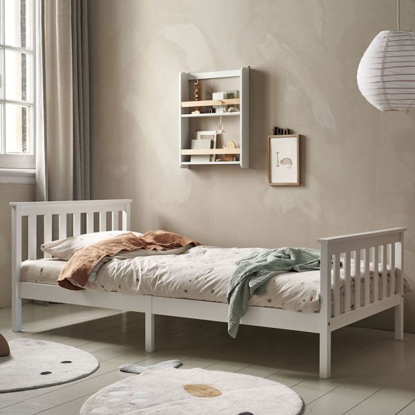 KINDERBETT / EINZELBETT «MILO» | 90X200 CM | WEISS