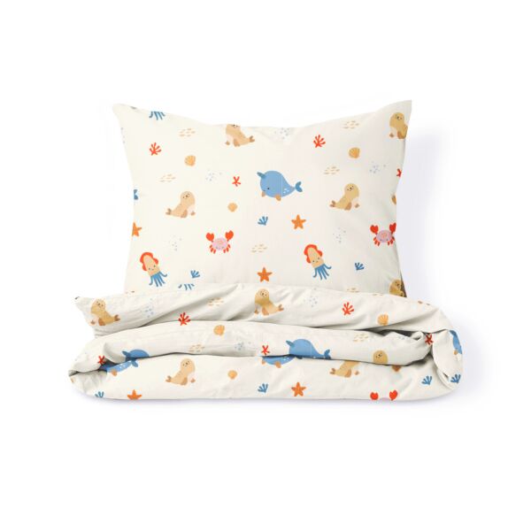 Bettwäsche-Set inkl. Kissenbezug «Océan» | 120 x 150 cm 