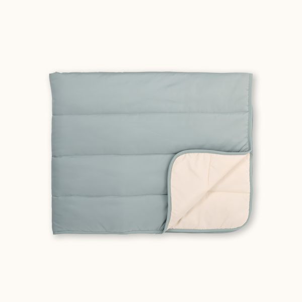 Bettdecke ohne Bezug 120 x 150 cm inkl. Kissen 50 x 60 cm | Grün