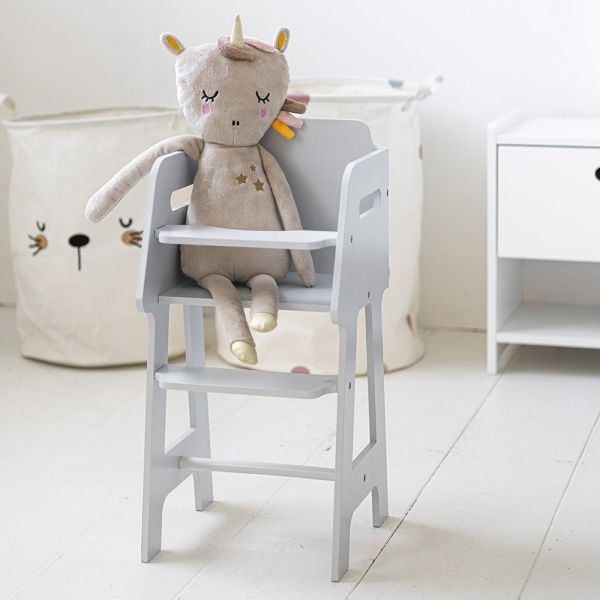 Puppenstuhl Colombe in grau von Petite Amelie