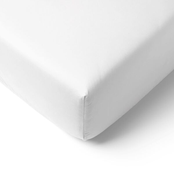 Spannbetttuch aus Bio-Baumwolle | 70x140 cm | Weiss