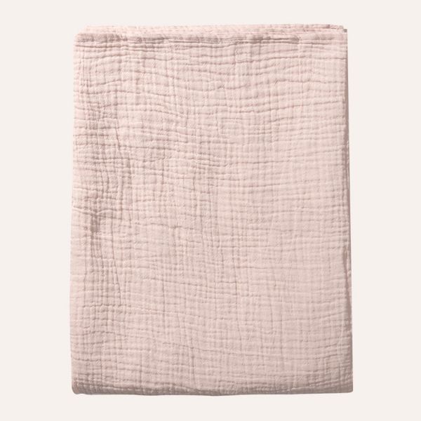 MUSSELIN PUCKTUCH/BETTLAKEN | 100 x 140 CM | ROSA