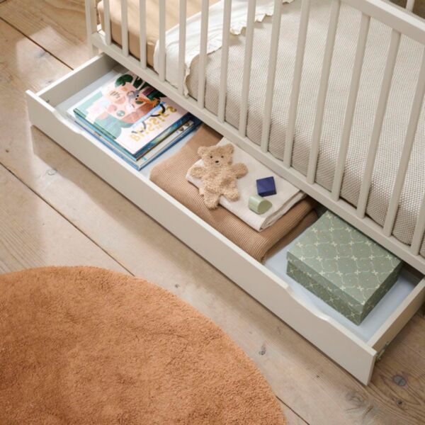 Bettschublade für Babybett «Hetre» | 60 x 120 cm | Beige