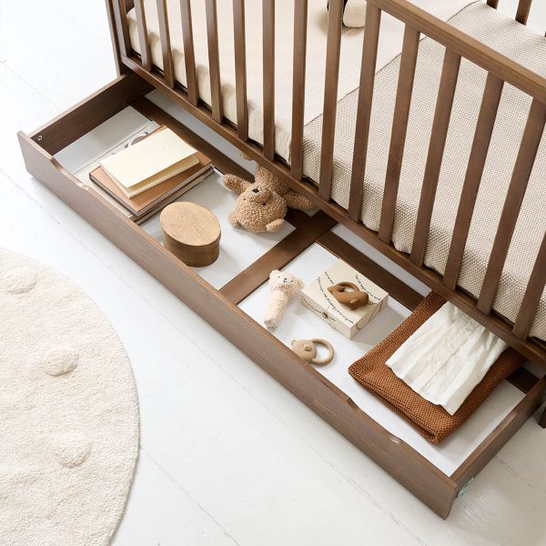Schublade für Mitwachs- und Kleinkindbett | 70 x 140 cm | Cocoa