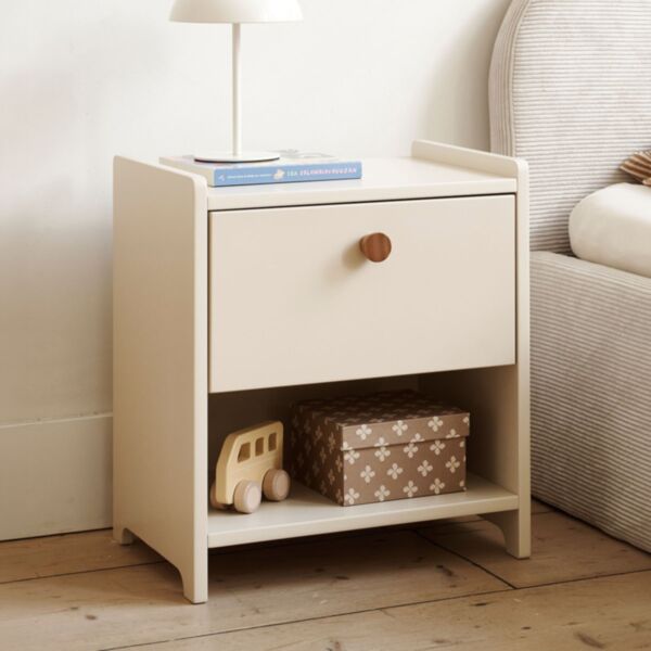Nachttisch aus Holz «Lune» | Beige
