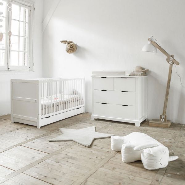 scandinavische stijl babykamer   2 delig