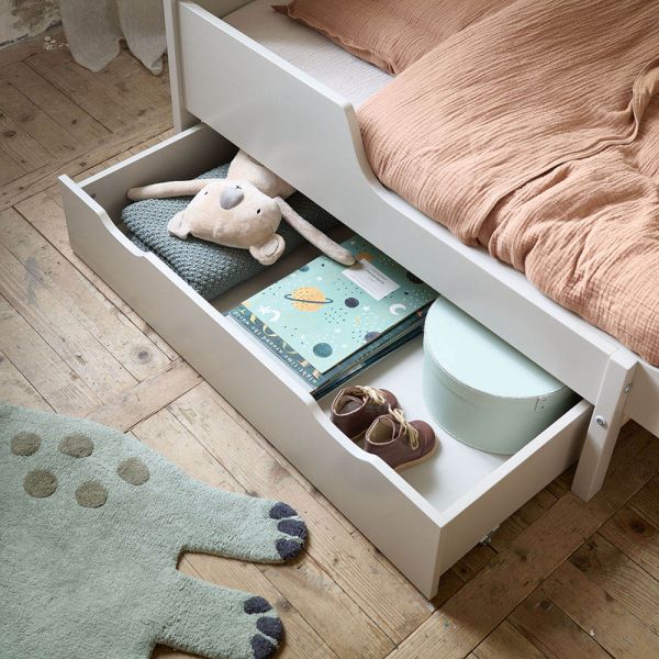Schublade für Mitwachsendes Kinderbett aus MDF in Grau von Petite Amélie