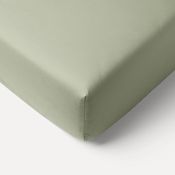 JERSEY SPANNBETTLAKEN AUS BIO-BAUMWOLLE 70/80 X 160 CM | OLIVGRÜN