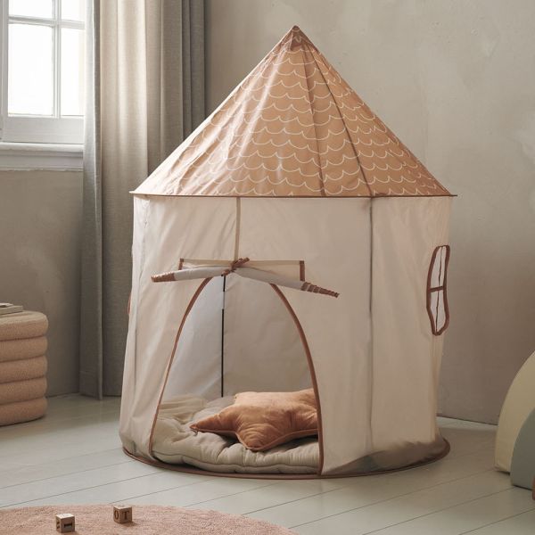 Spielzelt Pop-up «Miel» | 135 cm hoch | Beige & Braun