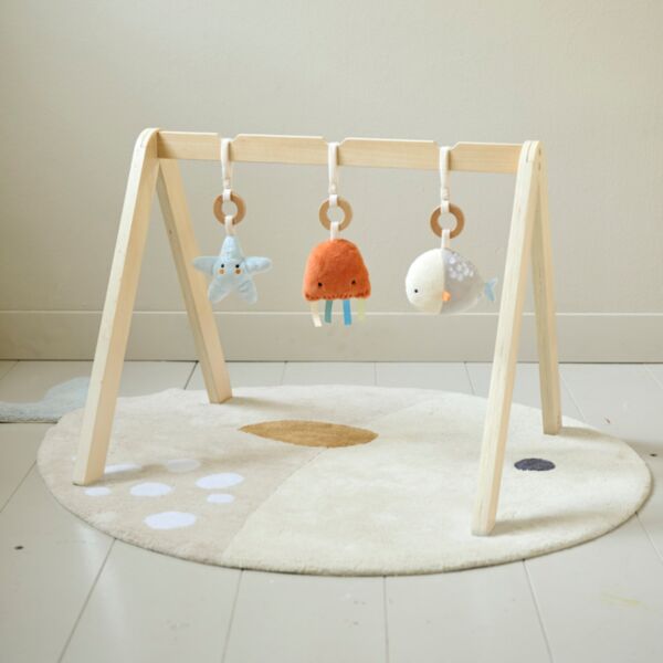 BABY GYM HOLZ NATUR «MER» | INKL. ACCESSOIRES