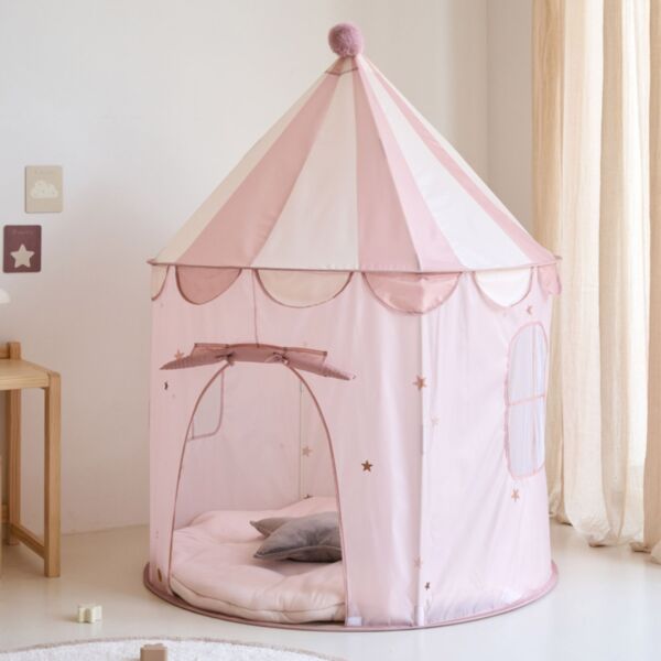 Spielzelt Pop-Up «Légende» | Rosa und Beige