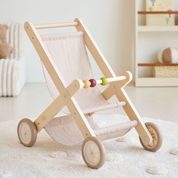 Puppenwagen aus Holz «Noisette»
