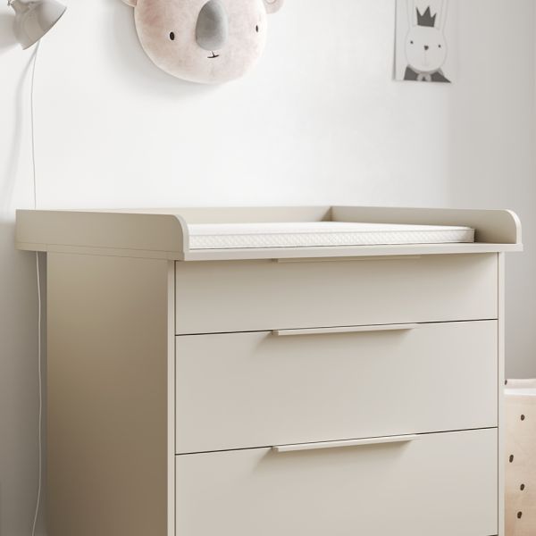 Wickelaufsatz Für Kommode «Soie» | Beige