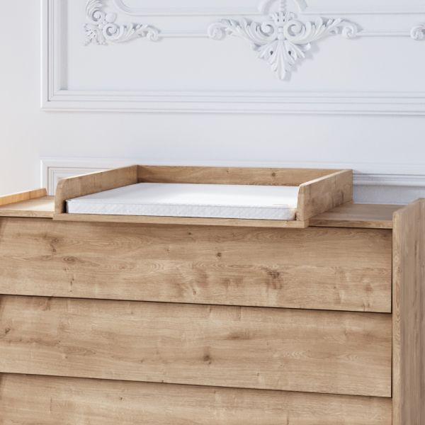 Wickelaufsatz für Kommode «Vintage» | Natur