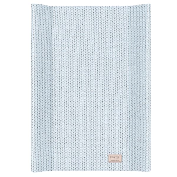 Wickelkissen Strickoptik Blau