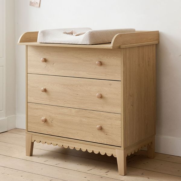 Wickelkommode Aufsatz Holz für Babyzimmer von Petite Amélie