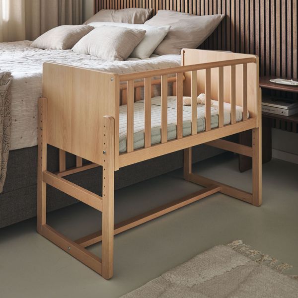 BEISTELLBETT «NUAGE» | 45X90 CM | NATUR