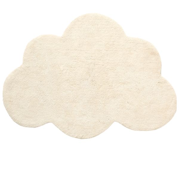 WASCHBARER TEPPICH WOLKE 80 x 110 CM | OFF-WHITE
