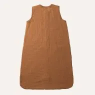 Baby Sommerschlafsack aus Musselin Baumwolle in Karamell für 3-6 Monate von Petite Amélie
