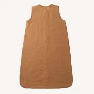 Baby Sommerschlafsack aus Musselin Baumwolle in Karamell für 6-18 Monate von Petite Amélie
