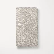 Spannbettlaken aus baumwolle in taupe mit blätter muster von Petite Amélie