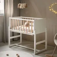 beistellbett baby holz weiss natur babybett Petite Amélie