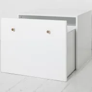 coffre a jouet blanc enfant Petite Amélie