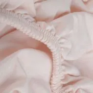 Jersey spannbettlaken 90x45 weiss und rosa von Petite Amélie