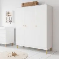 Kinderkleiderschrank in Weiss aus Holz von Petite Amélie