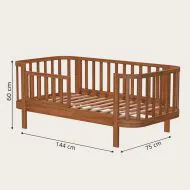 Kleinkinderbett mit runde form in 70x140 cm von Petite Amélie
