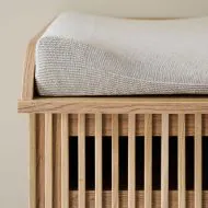Wickelkommode aus holz mit 3 schubladen in naturel von Petite Amélie