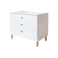 Wickeltisch Kinderkommode weiss Bocca