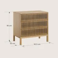 Kommode aus holz für babyzimmer in japandi stil von Petite Amélie