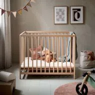 laufstall baby hohenverstellbar naturholz Petite Amélie