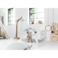 lit enfant 2 ans colombe blanc par Petite Amélie