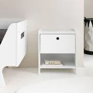 Maak het peuterbed Colombe compleet met een bijpassend nachtkastje in de kleur wit | Petite Amélie | Made by a Mum
