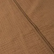 Sommerschlafsack baby 0.5 tog aus Musselin Baumwolle in Karamell für 3-6 Monate von Petite Amélie
