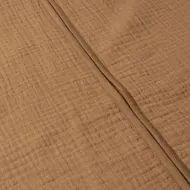 Sommerschlafsack baby 0.5 tog aus Musselin Baumwolle in Karamell für 6-18 Monate von Petite Amélie

