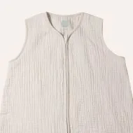 Sommerschlafsack baby aus Musselin in Beige für 6-18 Monate von Petite Amélie
